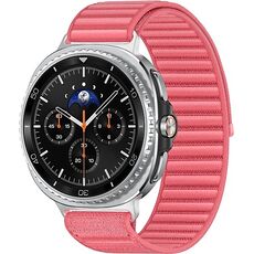 Galaxy Watch8 Classic | 46 мм | 4G LTE | Black | Fabric/Red | M/L, Размер ремешка : M/L, Тип ремешка : Fabric, Размер корпуса : 46 мм, Подключение часов : Bluetooth / Wi-Fi + 4G LTE, Цвет ремешка: Red, Цвет: Black
